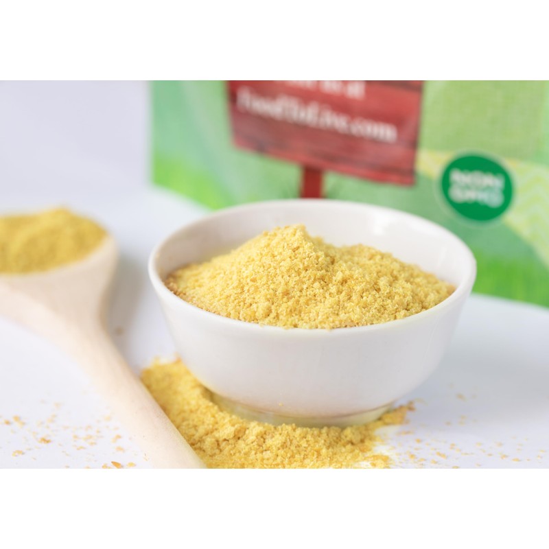 Food to Live Organic Old Fashioned Cornmeal Coarse, 4 Pounds