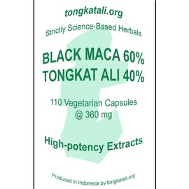 Black Maca Extract, 110 Vegetarian Capsules @ 360 mg