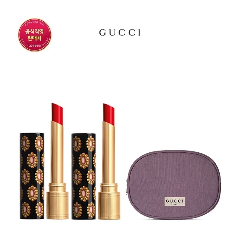 구찌 뷰티 [LT] Rouge de Beaute Briand Glow Lipstick Duo