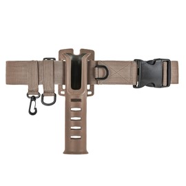 esahpss 1 Pack Fishing Rod Holder Girdle ,Fly Fishing Accessories Easy to Carry for Fishing,Fishing Waist Belt Rod Holder L8.31 x W3.19 x H2.91 Black