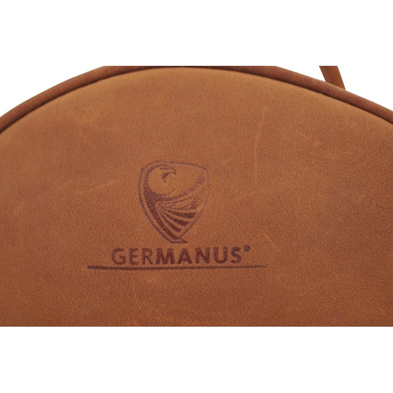 GERMANUS Jana Genuine Leather Backpack, brown, L