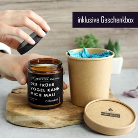 Lustige Duftkerze mit asozialem Spruch | Handgemacht aus Sojawachs | In Geschenkbox | Gast Geschenk Freundschaft Kumpel Papa Partner Schwester BFF Deko schlechte Laune |Marrakesch