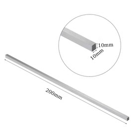HSS Lathe Bit Square Lathe Fly Cutter White Steel Bar for Engraving Drilling - 10mm x 10mm x 200mm
