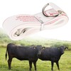 Cattle Weigh Tape, Cow Soft Tape Measure Bust Weight Contrast