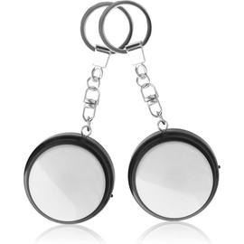 Recordable Talking Button with , 20s Voice Recording Time Sound Button Answer Buzzers Funny Buttons Record Your Own Words Also  for  Pack of 2 - White and Black ( Included) - Color: Black and red