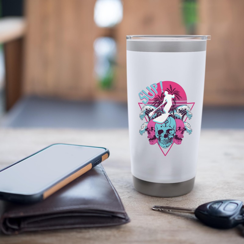 SUP Surf Stand Up Paddle Boards Stainless Steel Insulated Tumbler