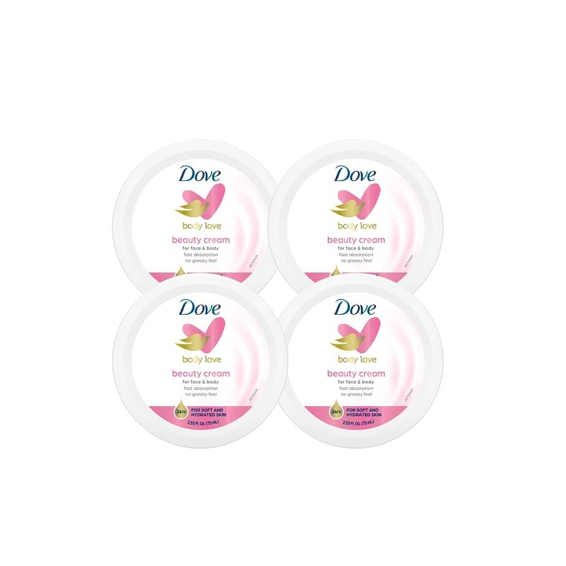 Dove Crema Hidratante para Rostro, Manos y Cuerpo - Piel