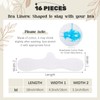 Boyiee Pack of 16 Reusable Cotton Bra Inserts Under the