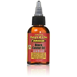 Jamaican Mango & Lime Black Castor Oil, Argan, 2 Fl Oz