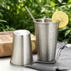 Zalaxt Stainless Steel Drinking Cups, 16 Ounce, 10 Pack