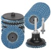 9Pcs 2inch Flap Discs, High Density Zirconia Alumina Flat Rollock