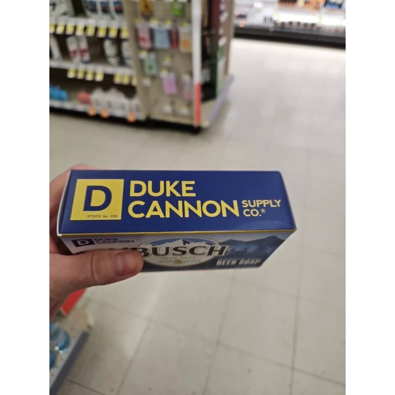 Duke Cannon Busch Beer Bar Soap Men Sandalwood 10oz USA