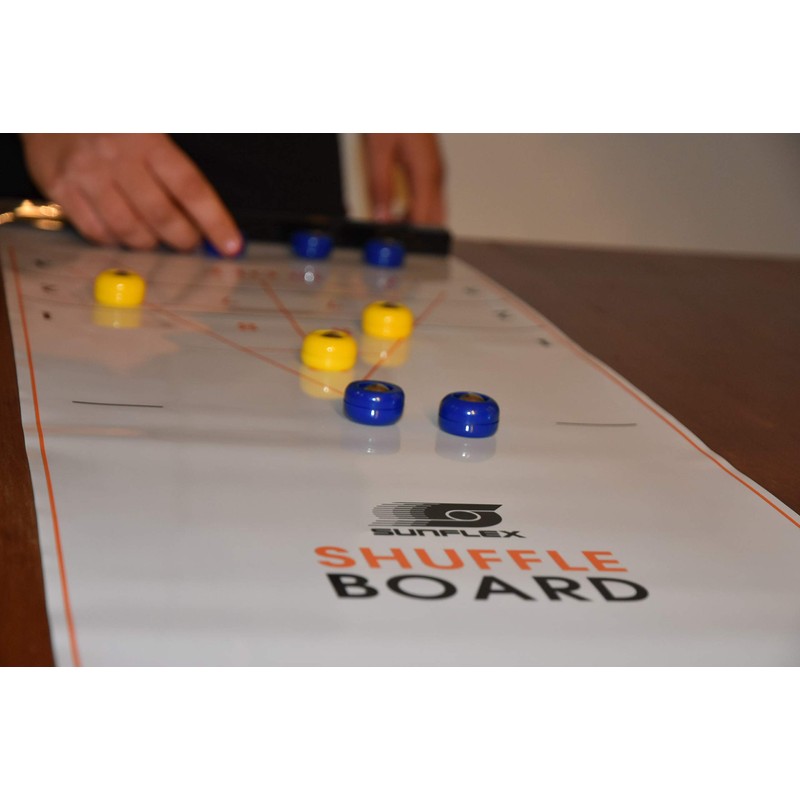 Sunflex Table Top Shuffleboard Suffleboard Table Game White