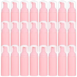 ROMROC 2 oz Soap Foam Bottle 24 PCS Empty Travel Foaming Lash Shampoo Bottles Dispenser Pump for Cleanser