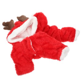 CORHAD Dog Christmas Costume Coral Fleece for Dogs Dog Clothes Luxury Designer Dog Puffer Jacket