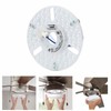 SATZOL Ceiling Fan Lamp Replacement Light Panel, 22W 2640LM, 5CCT