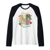 Sweet Summertime Floral Leopard Watermelon Fun Vacation Cute Raglan Baseball