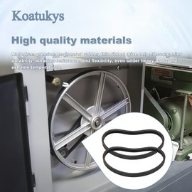 Koatukys 119214000 BandSaw Drive Belt Compatible with Craftsman 10" Band Saw 1/3 HP Motor, Replaces for 1-JL22020003, 124214000, 351214000, 119214000, 119.214000 (2/Pack)