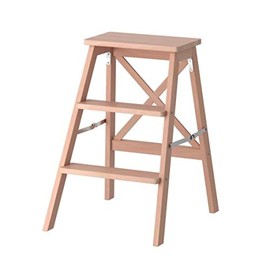 Ikea BEKVÄM Stepladder, 3 Steps, beech63 cm (24 3/4 "), Beechwood - Wooden Color