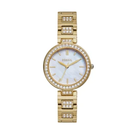 Fossil Karli BQ5001 Women's Wristwatch, Gold