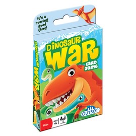 Outset Media Dinosaur War Card Game - The Classic Card Game War Now in Jurassic Splendor for 2 Players Ages 4 and up