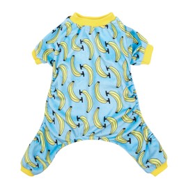 CuteBone Dog Pajamas Banana Dog Apparel Dog Jumpsuit Pet Clothes Pajamas P06S-CA