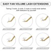 Fenshine Volume Lashes Extensions, Soft Easy Fan Volume Lashes Self