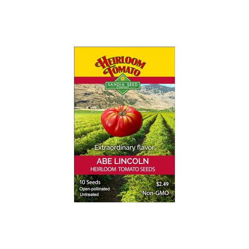 Abe Lincoln Heirloom Tomato - 10 Seeds -Non-GMO