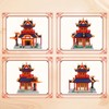 Geniteen Chinese Architecture Building Blocks Set, Chinese Ancient Architecture Model