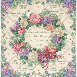 Dimensions Needlecrafts Stamped Cross Stitch, The Flowers of Life