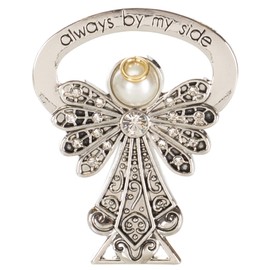 Roman, 2.5" RHD Bedside Angel-Crystal Crystal Wings Bedside CARDING