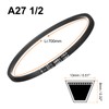 sourcing map 2pcs A27 1/2 Wrapped Rubber Belt, A-Section V