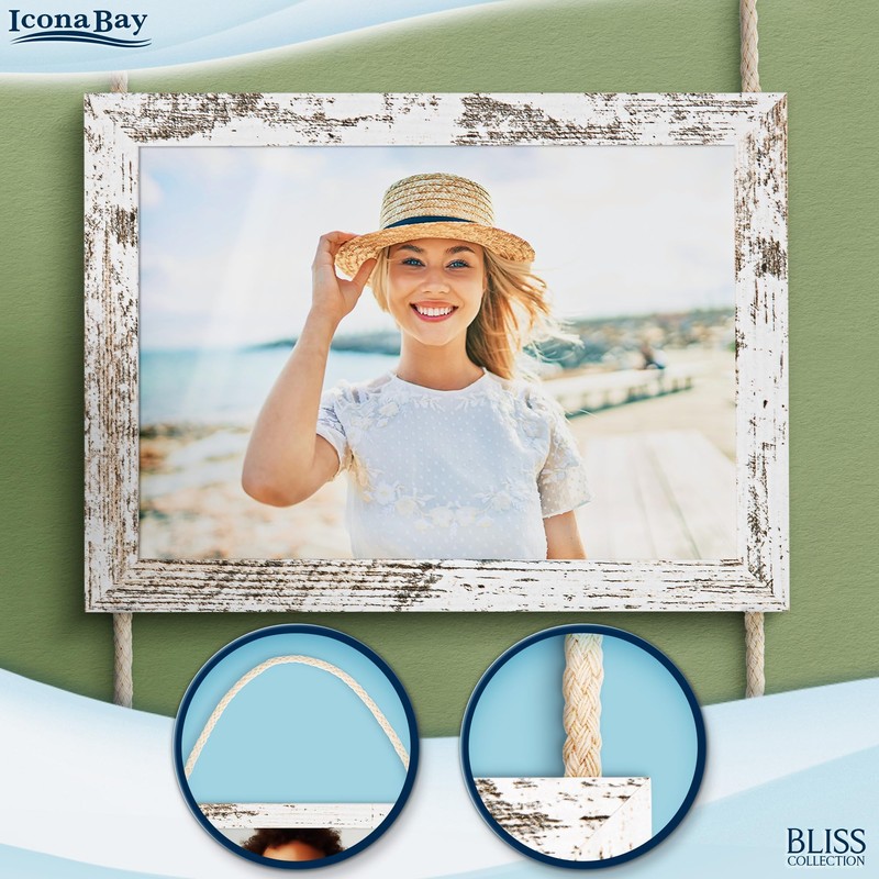 Icona Bay - 5x7 Wall Hanging Picture Frames Collage with