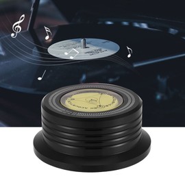 Bewinner 3 in 1 Record Clamp Record Weight Stabilizer 50Hz Turntable Disc Record Stabilizer Clamp with Bubble Level for Record Player, Great Record Stabilizer for Record