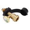 Gas Tank Pressure Gauge QCC Type 1 Converts 5‑100lb Gas