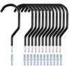CENBEN 12 Packs Garage Wall Hooks, Screw-in Heavy Duty Garage