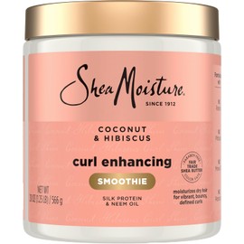 Sheamoisture, Curl Enhancing Smoothie - Para cabello grueso y rizado, sin sulfatos, de coco e hibisco y libre de parabenos, 20 onzas