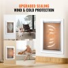 Weatherproof 9.29\" X 13.19\" Metal Frame Doggy Door with Lock