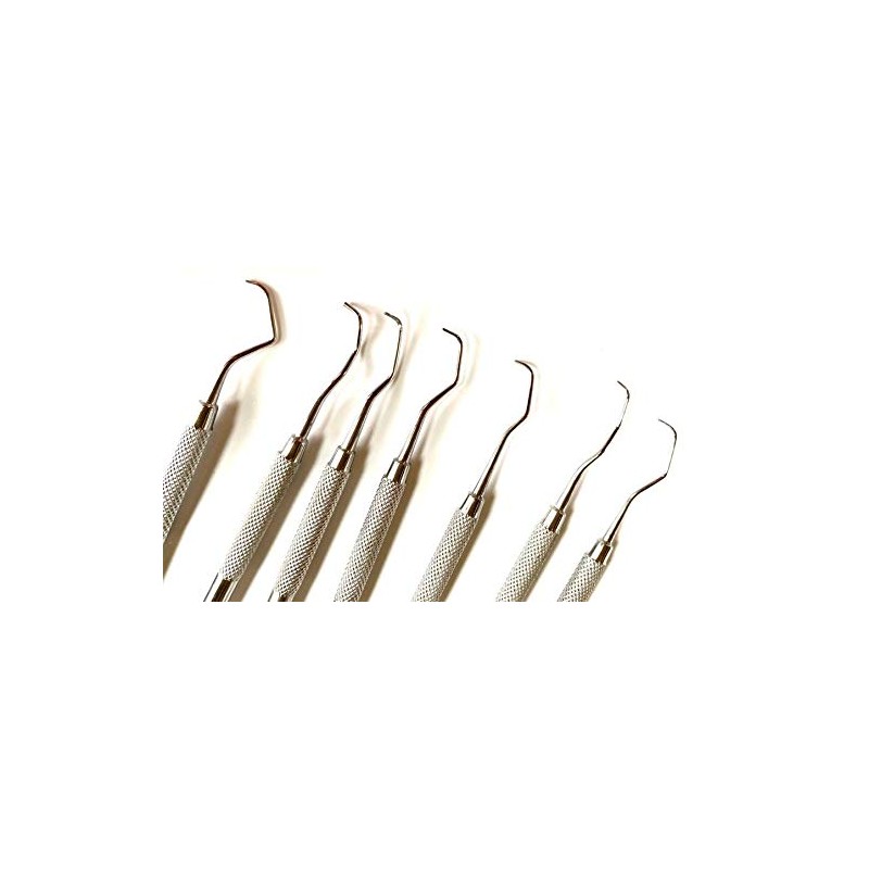 7 piece set Gracey Curettes Stainless Steel