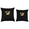 Fun Rat Trap Speech Throw Pillow