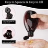 Wowang Plastic Squeeze Bottles with Flip Cap 6.9oz 5 Pack