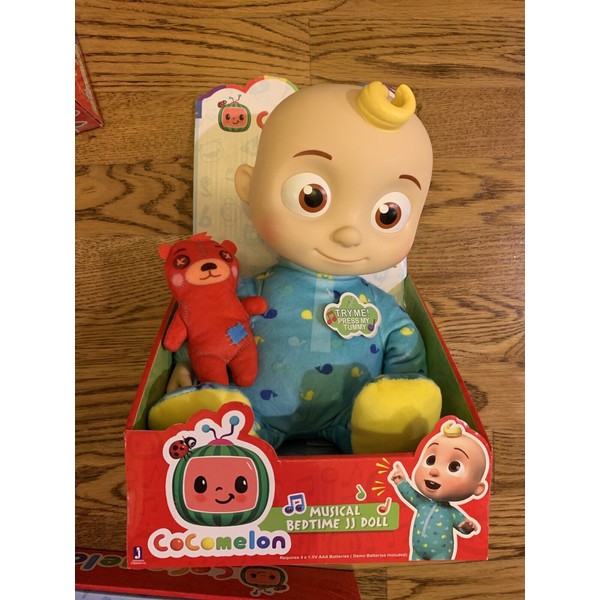 NEW Original Cocomelon JJ Musical Interactive Bedtime Plush Fast Ship!