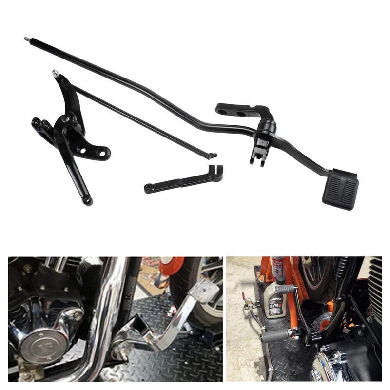 HDBUBALUS Motorcycle Forward Controls Pegs Levers Linkages Kit Set Fit