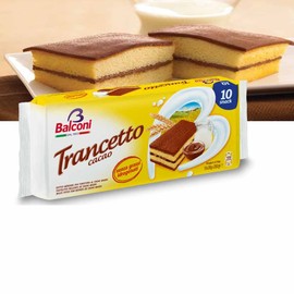 Balconi Trancetto Cocoa 10 Snack Cakes, 2 Packs (Packaging design may vary)
