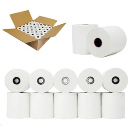 Thermal Receipt Rolls 80/80m/12 Pack of 50 80mm 80m Long for Thermal Printers