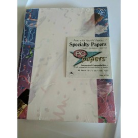 PC Papers BABY SHOWER WEDDING PARTY CHRISTMAS NEW YEARS EVE CHAMPAGNE PRINTER PAPER 60 PER