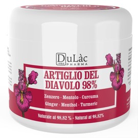 Devil's Claw Gel 98% Extra Strong, 500 ml, Made in Italy for Massage to Joints and Muscles, Natural Formula and Dermatologically Tested on Sensitive Skin - Dulàc Pharma