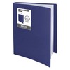 Dunwell Binder with Plastic Sleeves 24-Pocket (1 Pack, Blue) -