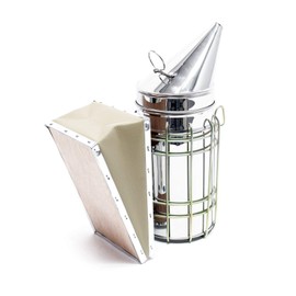 Smoke Blower Bee Smoker Smoke Can Beekeeper Pipe Beekeeping Galvanised Steel Cowhide Leather