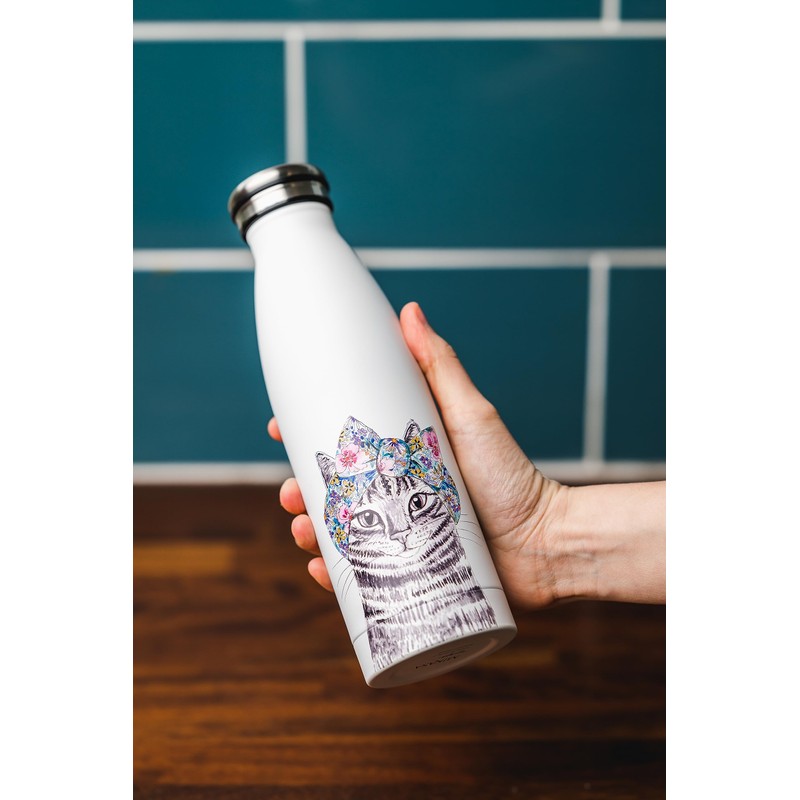 MIKASA Tipperleyhill Double-Walled Stainless Steel Bottle, 500 ml Vacuum Insulated